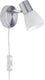 Brilliant luca - wandlamp - 1xe14 18w - mat chroom chroom