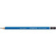 Houten potlood 2h blauw zwart staedtler mars lumograph 100
