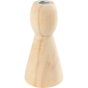 Https: www.cchobby.nl conische-houten-kandelaars-h-9-5-cm-1-stuk