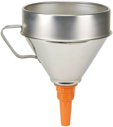 Pressol trichter sheet metal funnel 200 mm tinplate w.sieve