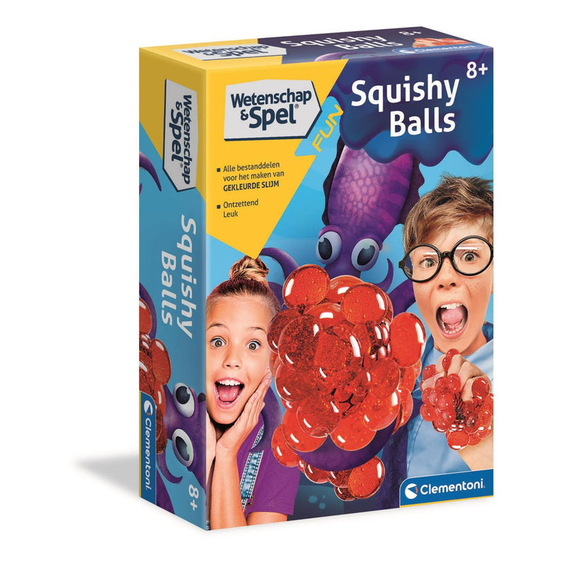 Chargez l'image dans la visionneuse de la galerie, Clementoni wetenschap spel fun - squishy ballen, wetenschappelijk laboratorium, experimenteerset voor kinderen, 8+ jaar, 66950
