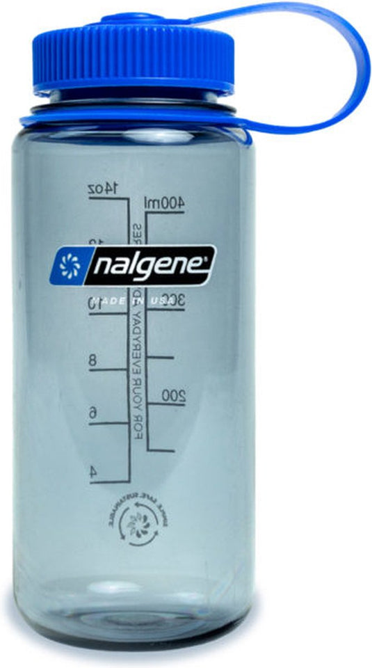 Nalgene - wide mouth bottle - drinkfles - waterfles - lekvrij - 500ml - bpa free - sustain - grey