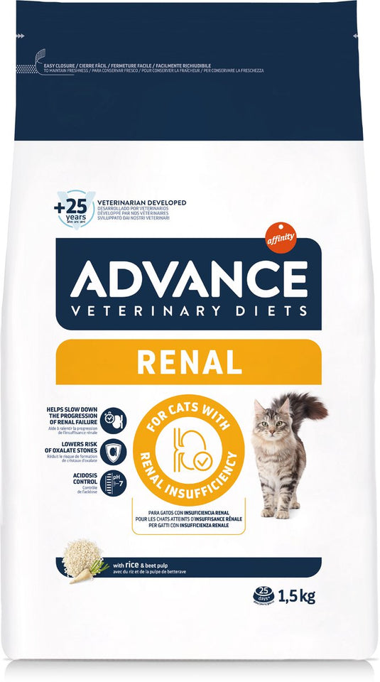 Advance veterinary diet cat - renal - kattenvoer - 1,5 kg