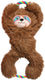 Kong tuggz luiaard - trek knuffel voor honden - 42 cm - bruin