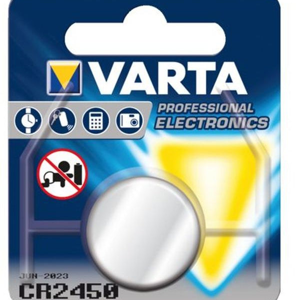 Varta  cr2450 lithium 3v op kaart