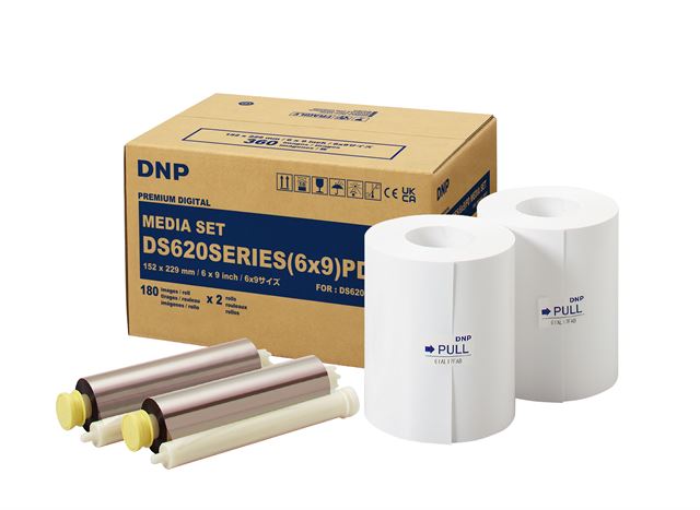 Load image into Gallery viewer, Dnp papier dm69620 2 rol à 180 st. 15x23 voor ds620
