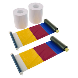 DNP Papier 2 Rol � 400 St. 10x15 Geperforeerd op 10x10 cm voor DS620