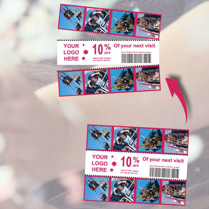 Load image into Gallery viewer, DNP Papier 2 Rol � 200 St. 15x20 Geperforeerd op 5x20 en 10x20 cm voor DS620
