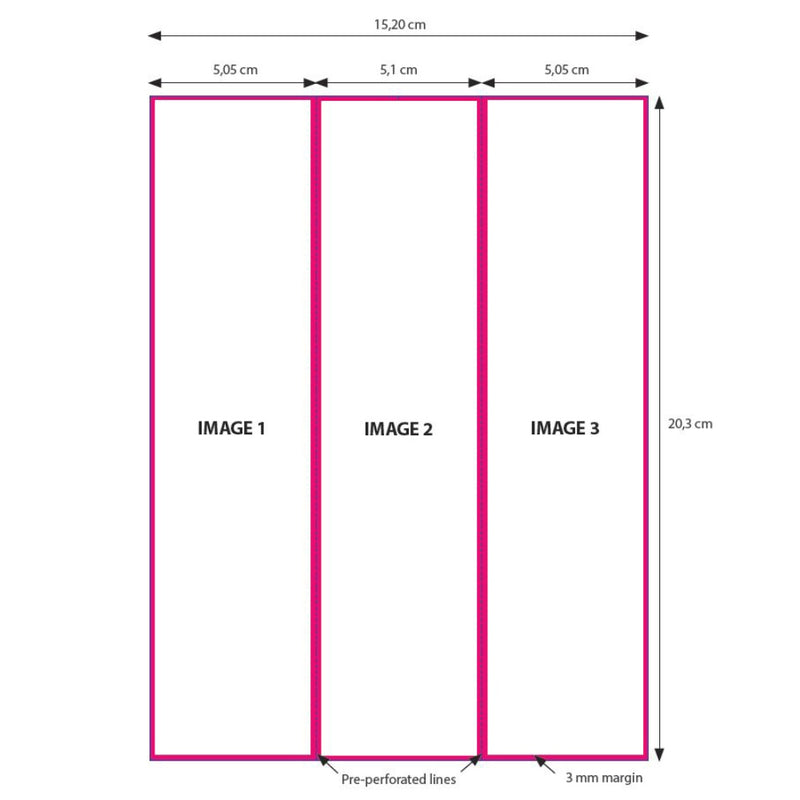 Load image into Gallery viewer, DNP Papier 2 Rol � 200 St. 15x20 Geperforeerd op 5x20 en 10x20 cm voor DS620
