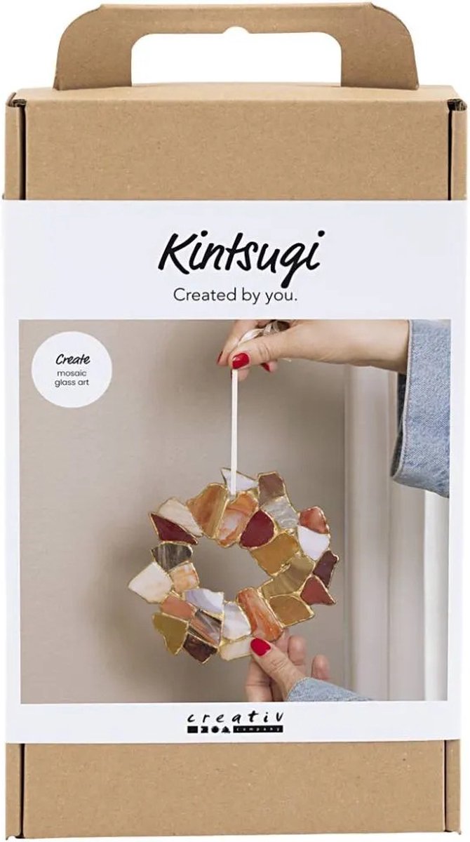 Afbeelding laden in galerijviewer, Creativ company hobbyset kintsugi hangende decoraties

