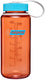Nalgene - wide-mouth bottle - drinkfles - waterfles - 500ml - flame w blue atoll sustain nieuw!