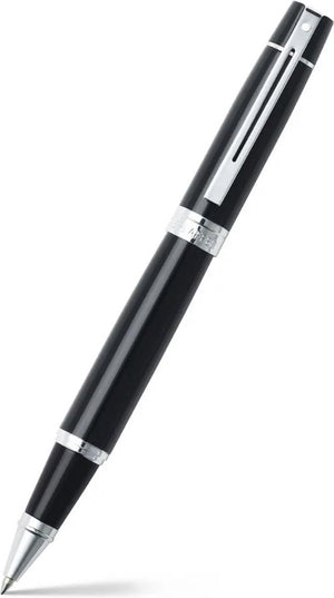 Sheaffer rollerball - 300 - glanzend zwart en chroom - penpunt m - schrijfkleur zwart - sf-e1931251