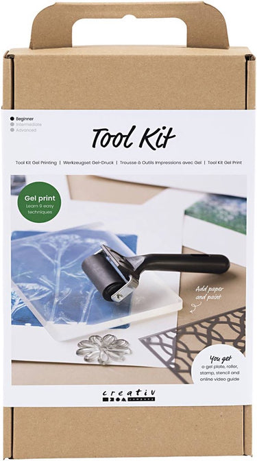 Creativ company toolkit voor gelprinten - stempelen - druktechniek - gelli plate