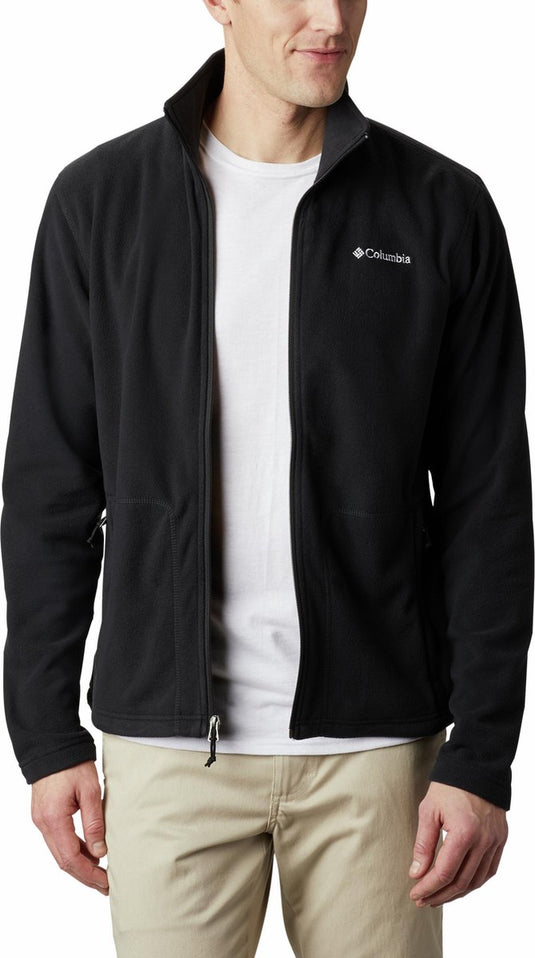 Columbia fast trek™ light full zip fleece fleece jas heren - fleece jas met volledige ritssluiting - fleece vest - zwart - maat m