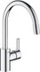 Grohe quickfix feel 1-gats keukenkraan met uittrekbare mousseur chroom