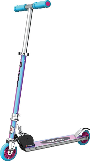 Razor a special edition - step - roze blauw - opvouwbaar - kleine wielen 98 mm - voor kinderen - tot 65 kg - vanaf 5 jaar