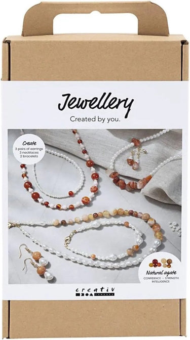 Creativ company https: www.cchobby.nl hobbyset-sieraden-beige-burnt-orange-wit-parelmoer-1-doos