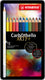 Stabilo carbothello - kalkpastel kleurpotlood - metalen set 12 st.