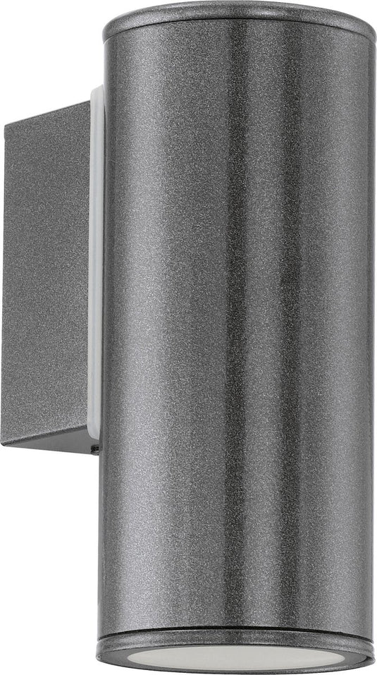 Eglo riga wandlamp buiten - gu10 - 16,5 cm - antraciet