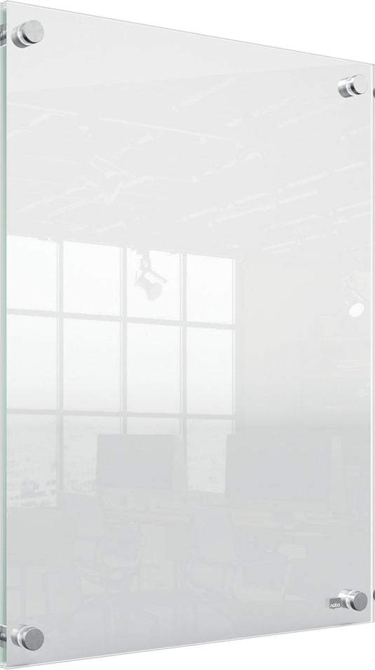 Nobo premium plus wandgemonteerde a3 poster frame voor documenten, posters - met hoekmontage - transparant acryl