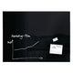 Glasmagneetboard artverum gl210 sigel 120x90cm zwart