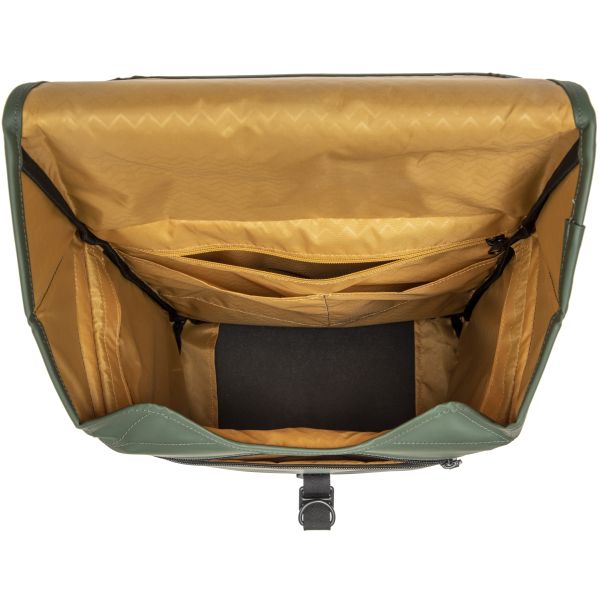 Load image into Gallery viewer, Odense Single Fietstas - Waterafstotend - 17,5L - Zwart Groen
