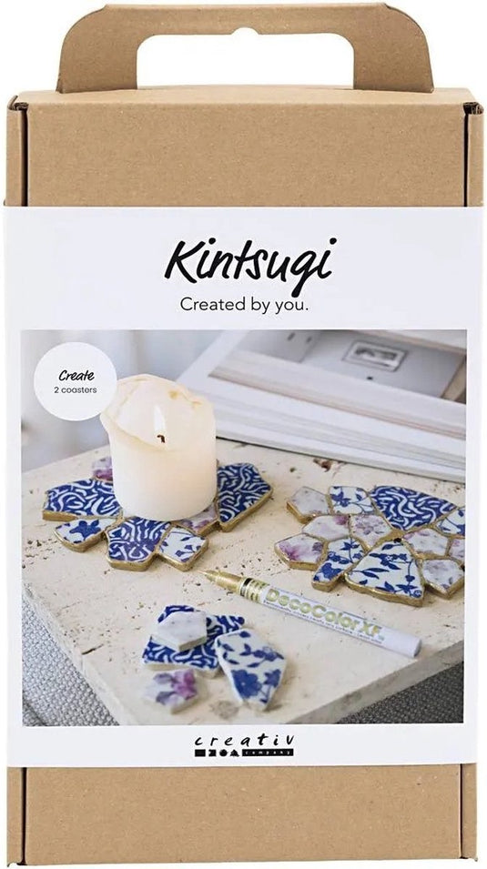 Creativ company https: www.cchobby.nl hobbyset-kintsugi-onderzetter-blauw-goud-lichtrood-wit-1-doos