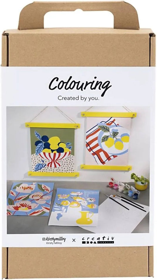 Creativ company hobbyset kleuren schilderen volgens cijfers acrylverf