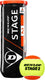 Dunlop stage 2 tennisballen - geel oranje - 3 stuks