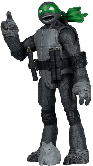Mcfarlane toys teenage mutant ninja turtles page punchers action figure michelangelo (black white green) (red platinum edition) 13 cm action figuur