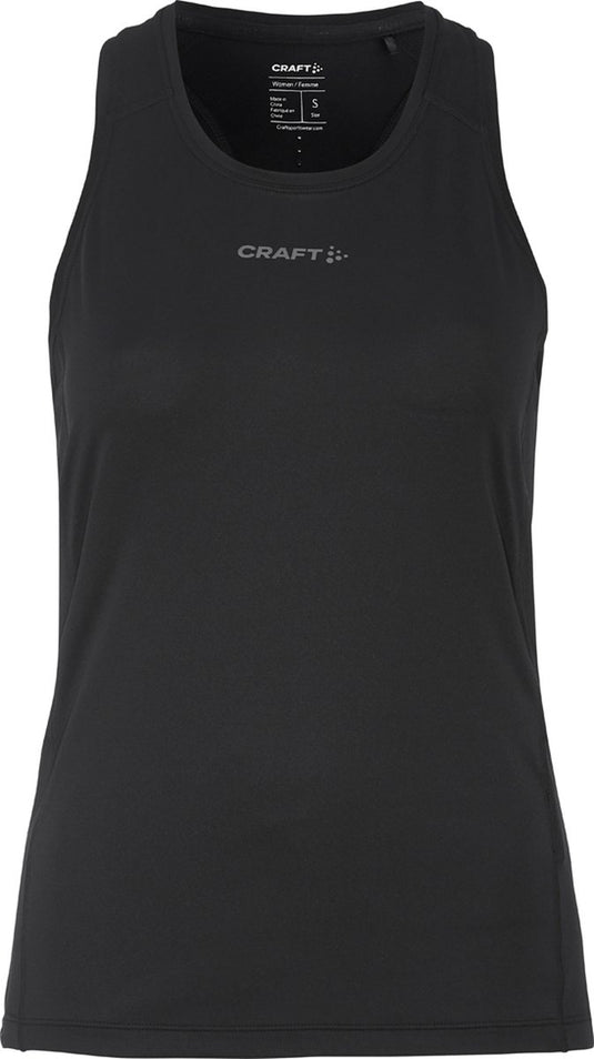 Craft adv essence singlet 2 w dames sportshirt - zwart