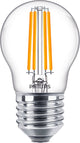 Philips led philips corepro led lustre e27 kogel filament helder 6.5w 806lm - 827 zeer warm wit | vervangt 60w