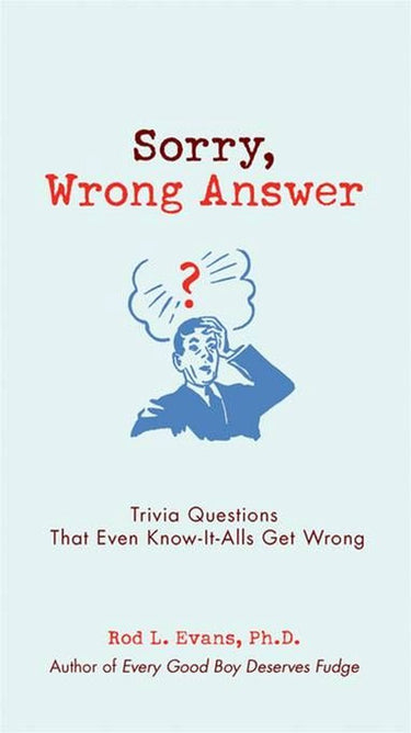 Sorry, wrong answer