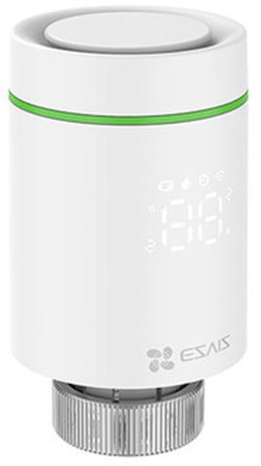 Ezviz t55 slimme thermostaten – slimme radiatorknop – thermostaatkraan – bluetooth – bediening via app - verbruiksoverzicht – spraakbesturing met alexa en google assistant