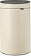 Brabantia touch bin prullenbak - 40 liter - soft beige