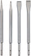Bosch beitelset 4 stuks standaard 250 sds-plus