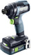 Festool tid 18 hpc4,0 i-plus 18v li-ion accu slagschroevendraaier set (2x 4,0ah) in systainer + promo bitcassette - 180nm - 8x220mm - koolborstelloos