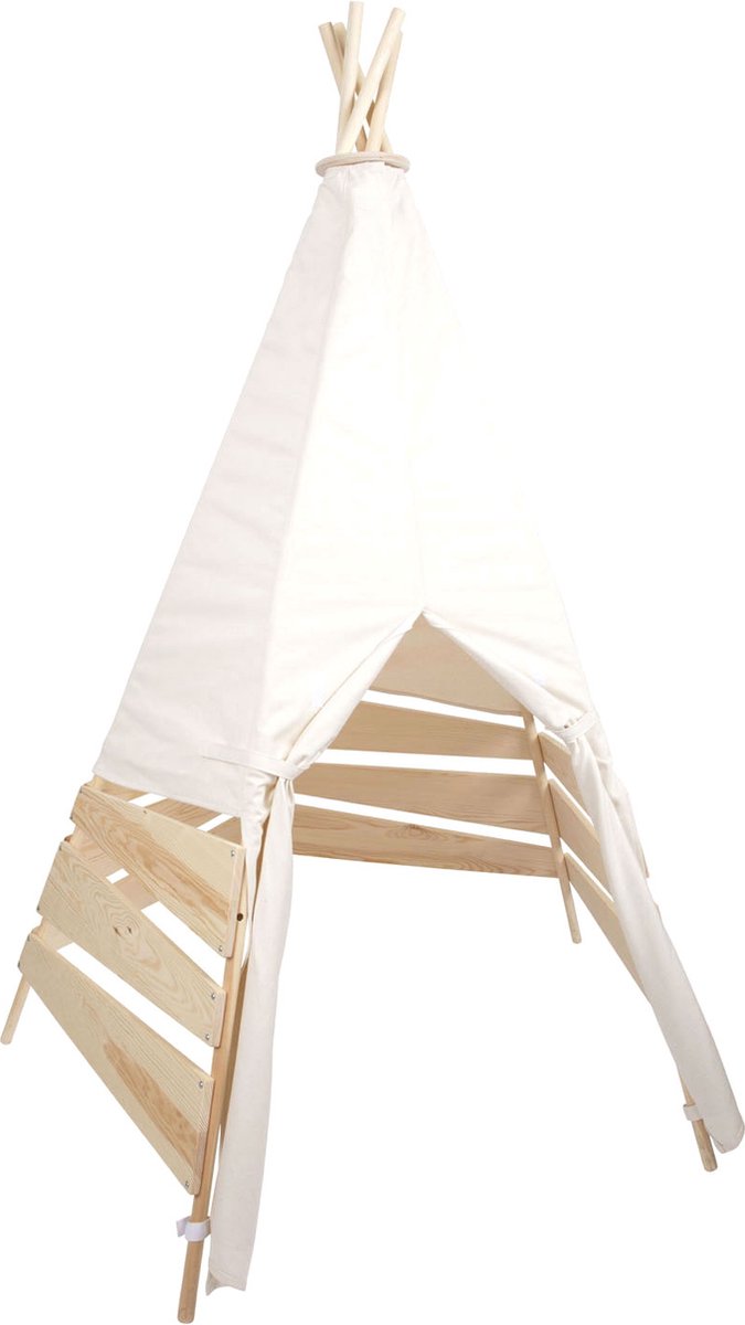 Afbeelding laden in galerijviewer, Small foot - houten tipi tent outdoor
