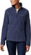 Columbia fast trek ii fleece vest dames volwassenen - sluiting en zakken met rits - outdoorvest - blauw - maat l