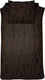Damai bellezza - dekbedovertrek - satijn - 140x200 220 cm - zwart + 1 kussensloop 60x70