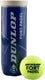 Dunlop fort padel 3pet padelballen geel