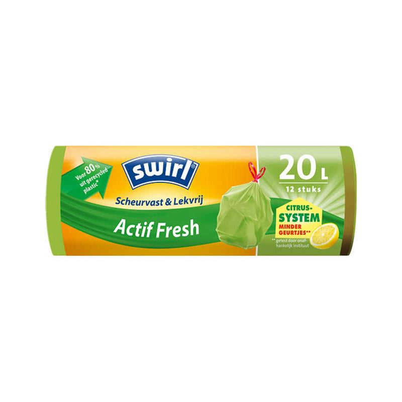 Load image into Gallery viewer, Swirl afvalzakken actifresh 20l

