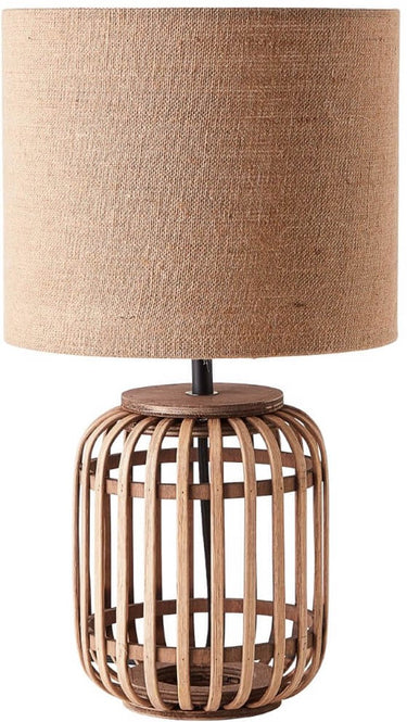 Brilliant woodrow - tafellamp - e27 max 1x52w - nature