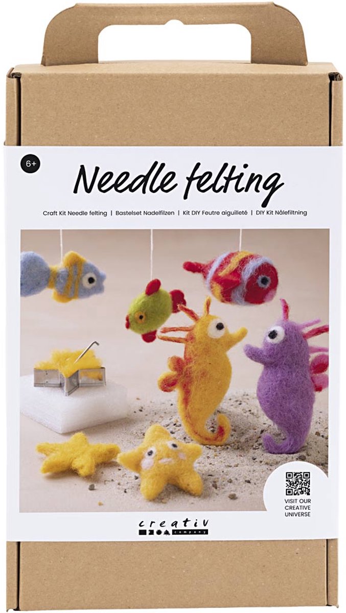 Afbeelding laden in galerijviewer, Creativ company hobbyset naaldvilten zeedieren
