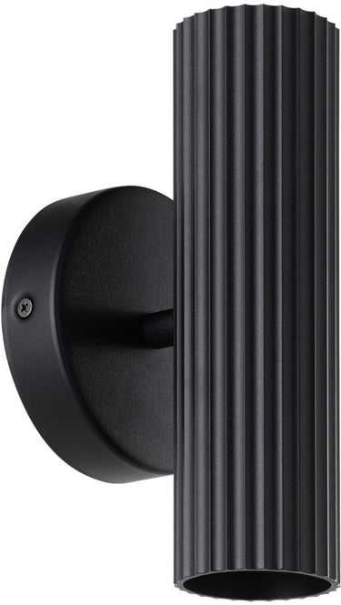 Eglo portillo wandlamp - gu10 - 20 cm - zwart