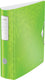Leitz active wow ordner - capaciteit van 500 a4-vel - rugbreedte van 82mm - groen