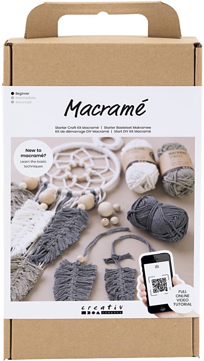 Chargez l'image dans la visionneuse de la galerie, Creativ company macrame ontdekken kit
