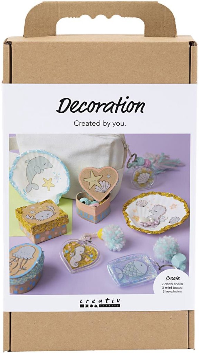 ギャラリービューアに画像をロードする, Creativ company mini hobbyset - schelpen en sleutelhangers
