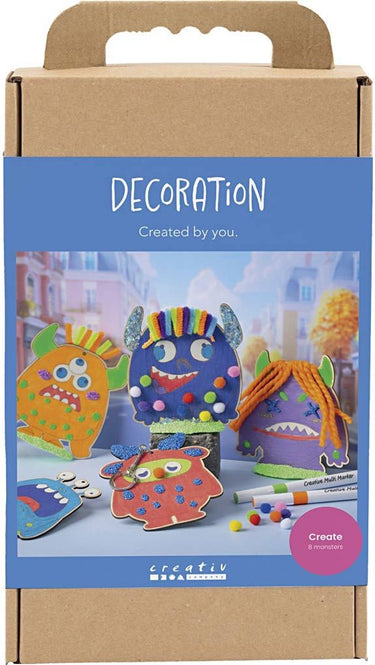 Creativ company https: www.cchobby.nl hobbyset-decoratie-monsters-kleurrijk-vrolijke-kleuren-sterke-kleuren-1-doos