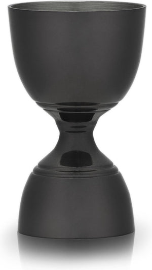 Viski canterbury jigger - roestvrijstaal - 30 60ml - gunmetal